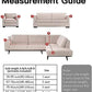 Sleek and Versatile: Premium L-Shape Extensible Sofa Set Cover - Fab Home Decor - Sofa Cover